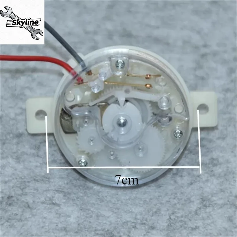 1Pcs 5‑Minute Mechanical Dewatering Timer Switch 220V 3A, applicable to Washing Machine Spare Parts