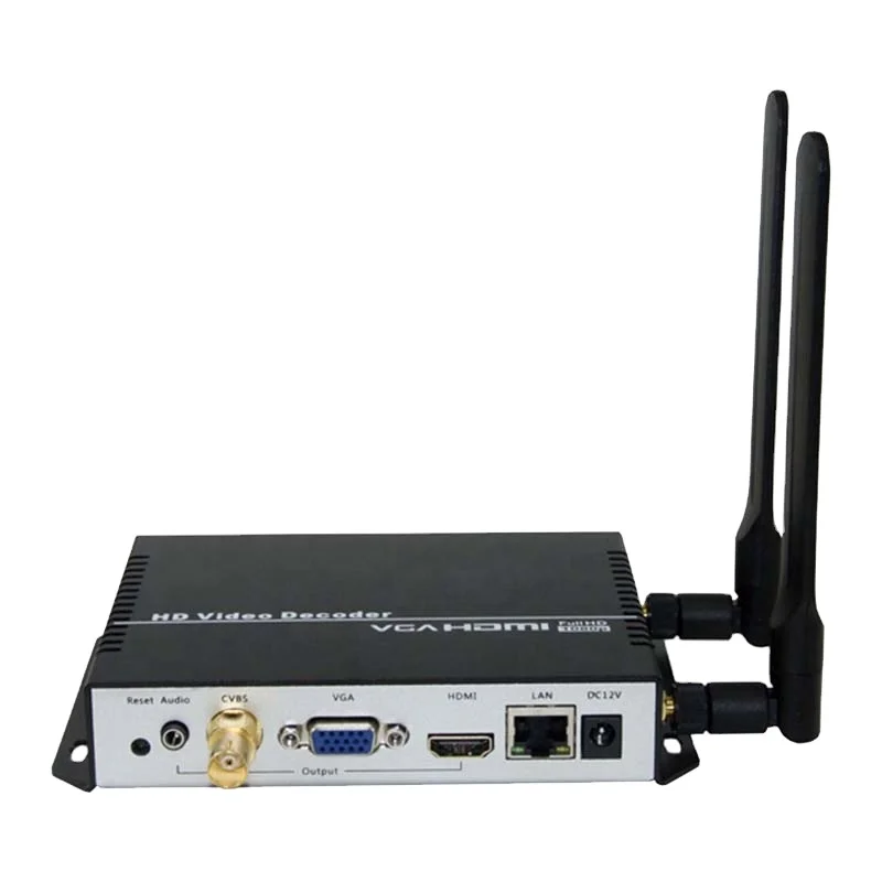 

Direct Manufacturer SRT H265 HEVC H.264 4K Video Decoder RTMP RTSP UDP Transmit Wireless With Streaming Server