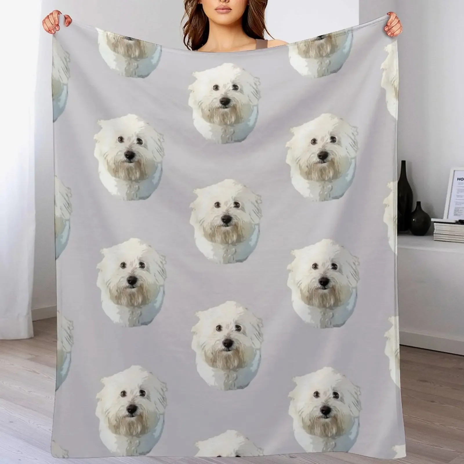 Coton De Tulear Throw Blanket Travel Thins Decoratives Blankets