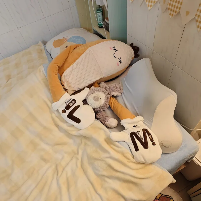 

Okya Banana King Sleep Pillow Graphene Heated Percussion Hug Pillow Three Adjustable Temp Settings Kids Sleep Aid Bed Use Gift