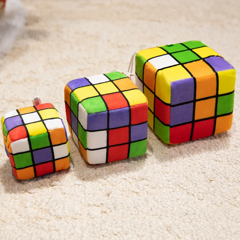 Funny Magic Cube Dice Hanging Pendent Stuffed Plush Doll Intresting Party Game Props Creative Gifts For Friends