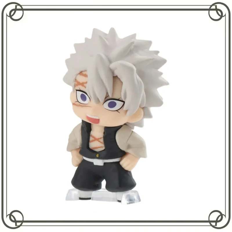 

Original Bandai Demon Slayer Gashapon Uzui Tengen Kanroji Mitsuri Iguro Obanai Shinazugawa Genya Anime Figure Collect Model