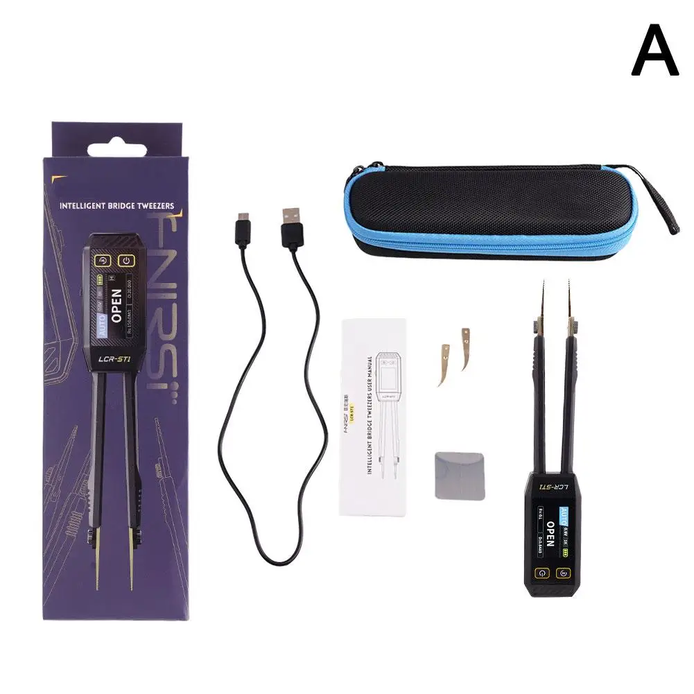 Digital Tweezers Bridge LCR-ST1 Resistance Inductance Capacitance Continuity Component Multimeter Testing Diode Testing H5F0