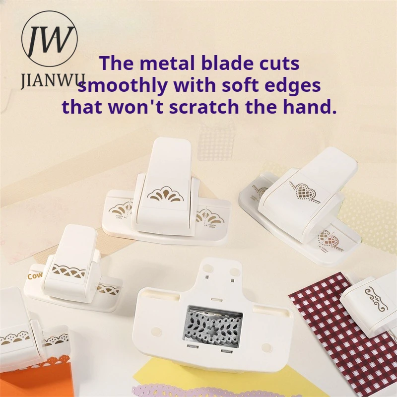 Машина для вырезания узоров JIANWU, инструмент для резки, инструмент для коллажей, резак для бумаги, креативные принадлежности для журналов, студенческие принадлежности, канцелярские товары