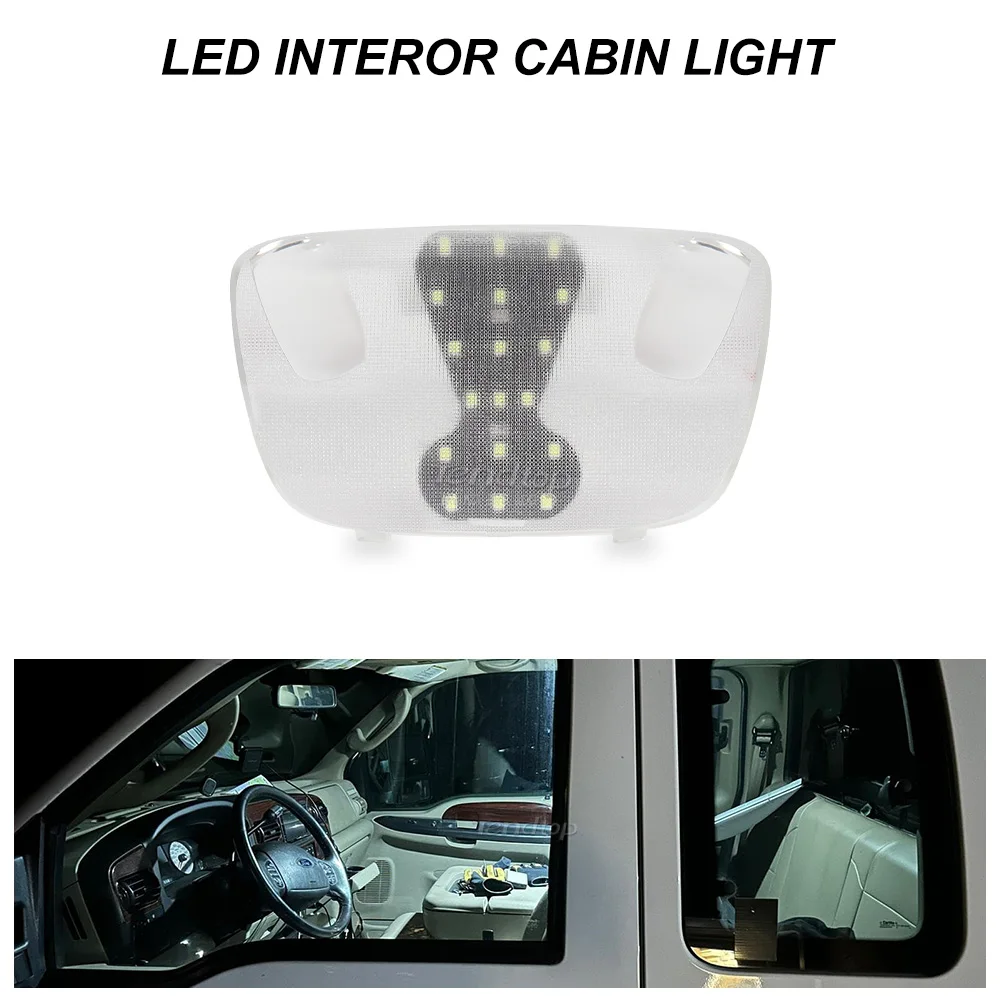 1x Canbus LED  Interior Overhead Dome Light Cover  For 1994-2004 Ford Mustang F-150 F-250 F350 F450 F550 Excursion