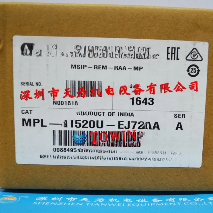 [Genuine One-year Warranty] MPL-A1520U-EJ72AA Servo Motor