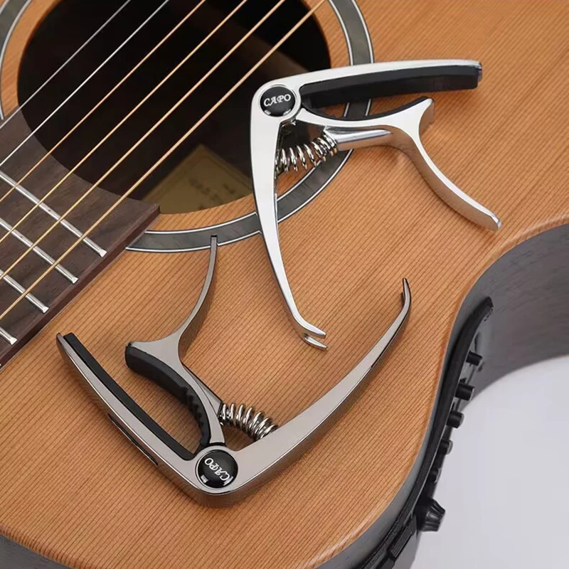 Guitar Capo Metal Zinc Alloy Tuner Clamp Professional Key Trigger Capo for Acoustic Electric Guitars image 6
