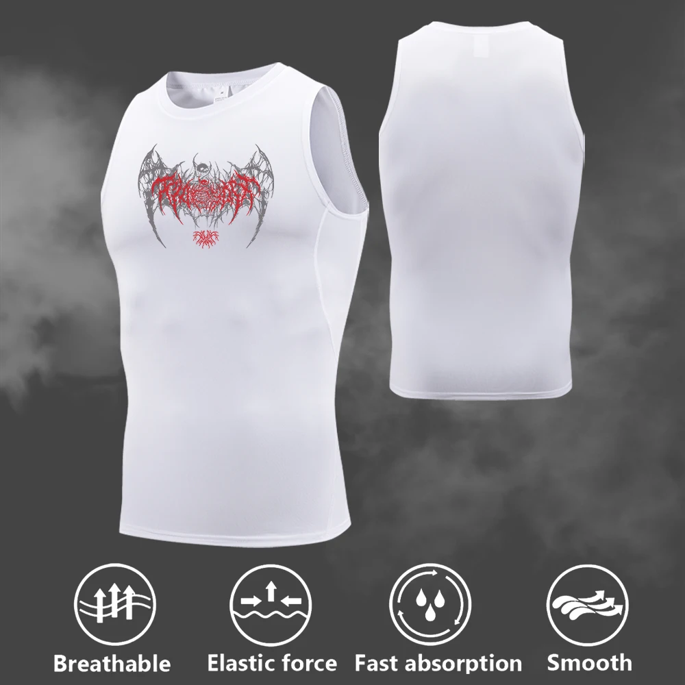 Herren Fitness Casual Kompressions-T-Shirt Bedruckt Schnelltrocknend Rundhals Kurzarm Sommer Bestseller Lauf- und Fitness-Oberteil