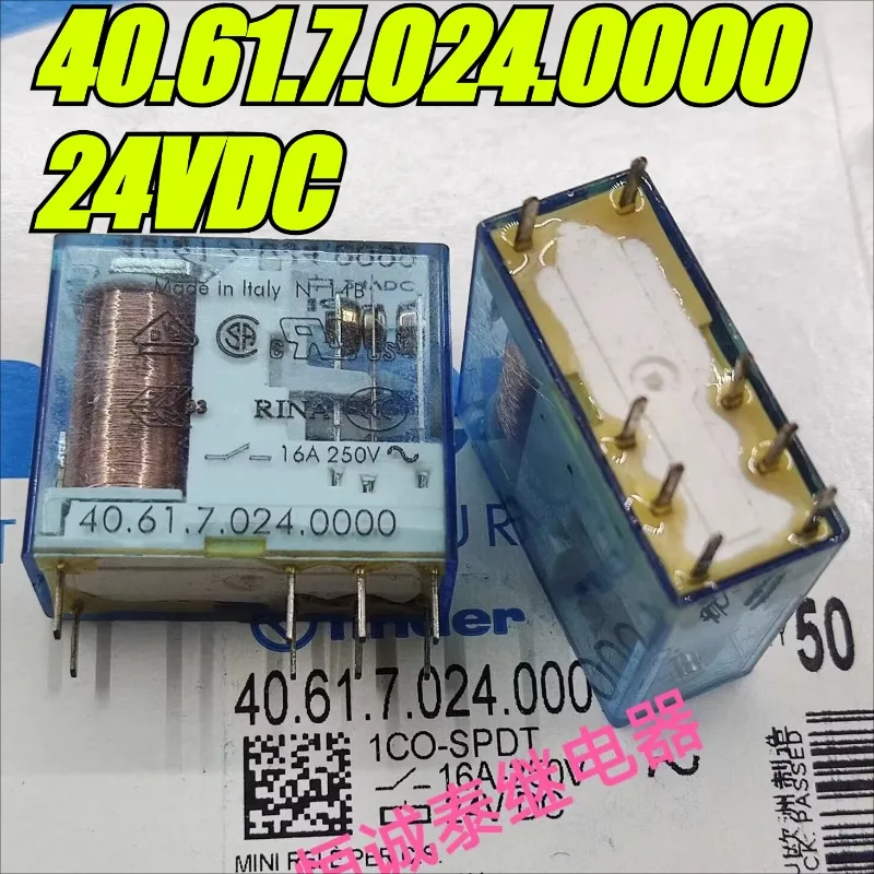 

（Brand New Original）1pcs/lot 100% original genuine relay:40.61.7.024.0000 24VDC 8pins 16A 24V