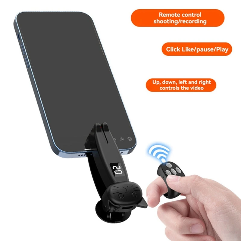 Pembalik halaman Remote Control Bluetooth, Remote Control Video seluler untuk ponsel dan tablet untuk secara otomatis klik