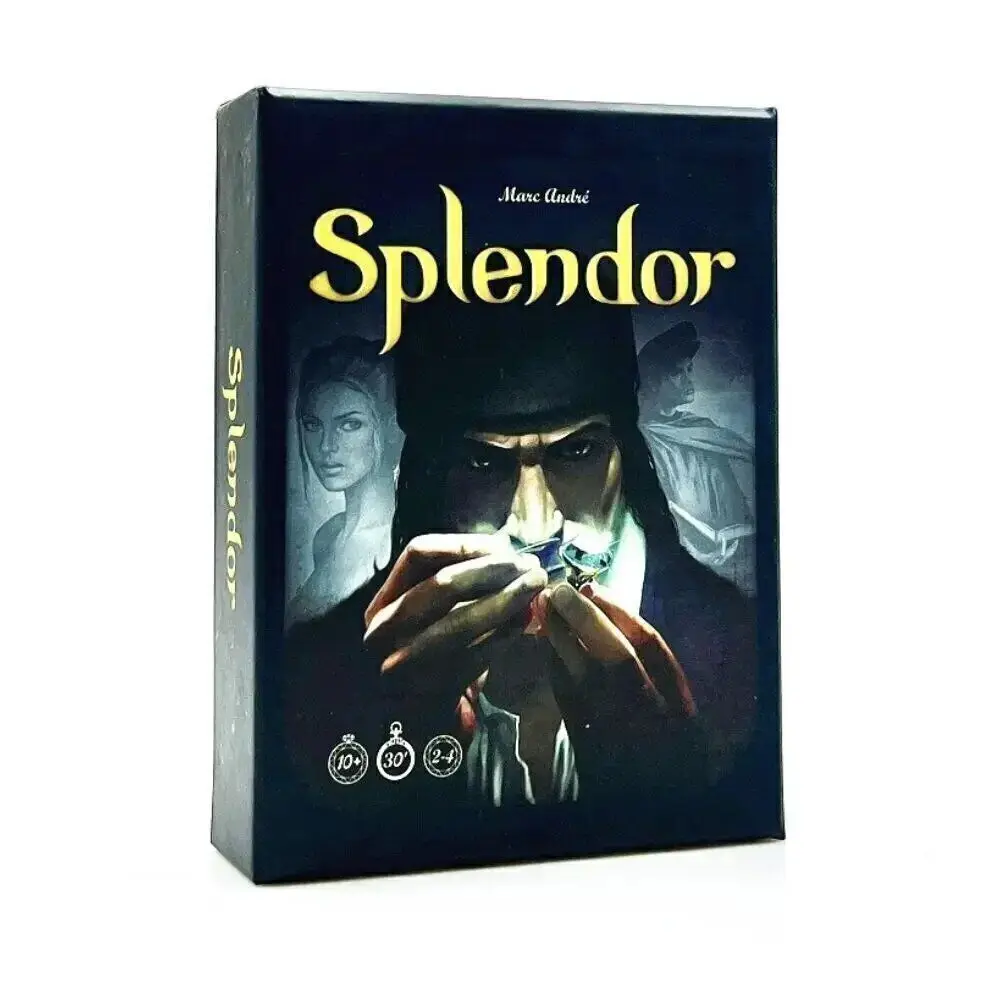 New Splendor Board Game Marc Andre 2017 Strategy Open Box, Sealed Cards - Dented