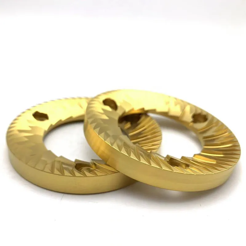 For Galileos GALILEO-Q18 Bean Grinder Titanium-plated Cutter Disc Gold Cutter Disc 74mm Universal Cutter Disc