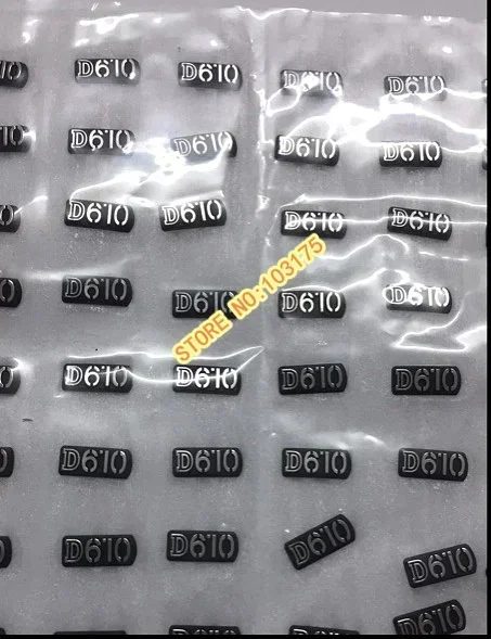 1 قطعة الشعار الأصلي الجديد/العلامة التجارية شعار التسمية لوحة لجزء إصلاح الكاميرا الرقمية Nikon D610