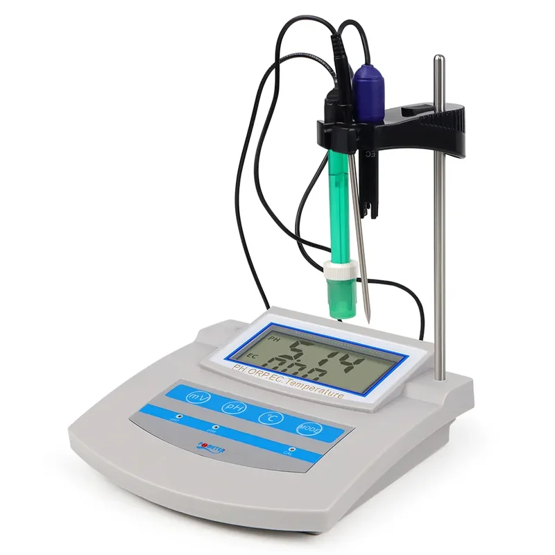 6 in 1 Water Quality Tester Digital PH ORP TDS EC CF Temp Benchtop Monitor for Swimming Pool Aquarium Laboratory PHS-26C