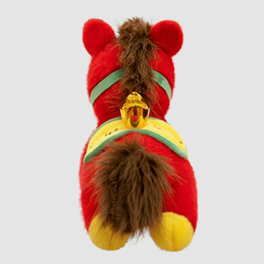 Lustige Maskottchenpuppen Pferd Niedliches Glücksbringer Stoffpferd Kawaii Flauschiges Sternzeichen Pony Figur Festliche Dekoration