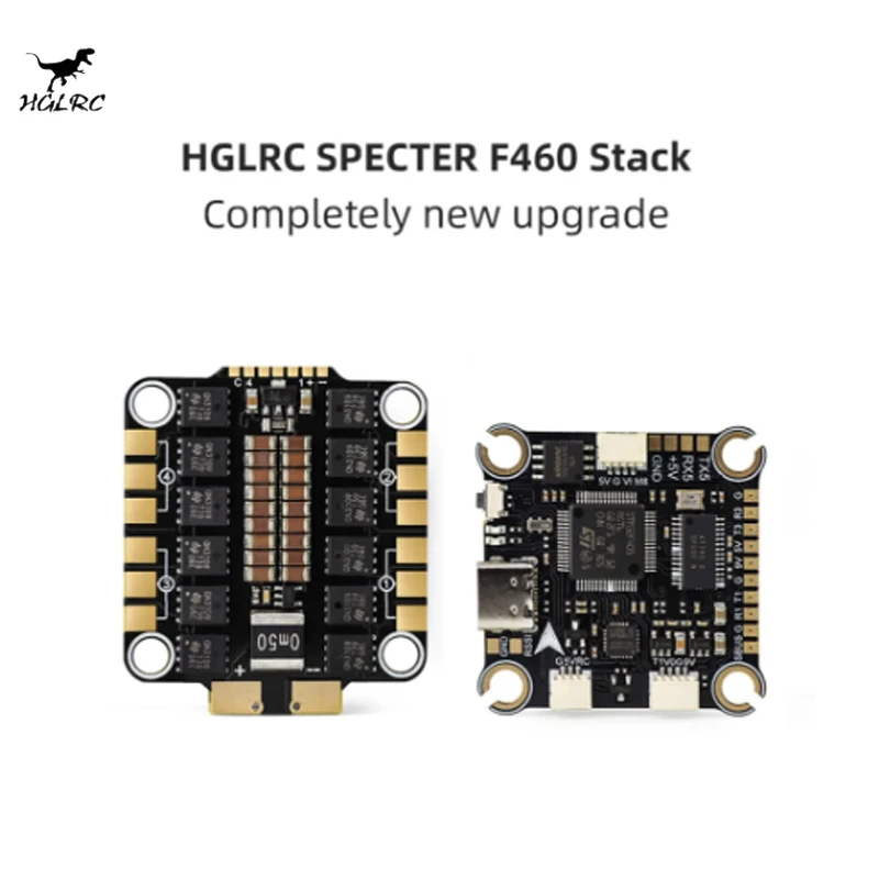 

Контроллер полета HGLRC SPECTER F460 Stack F405 V2 MPU6000 blheli _ S 60A 4 в 1 ESC 30X30mm 2-6S для FPV Freestyle Drone