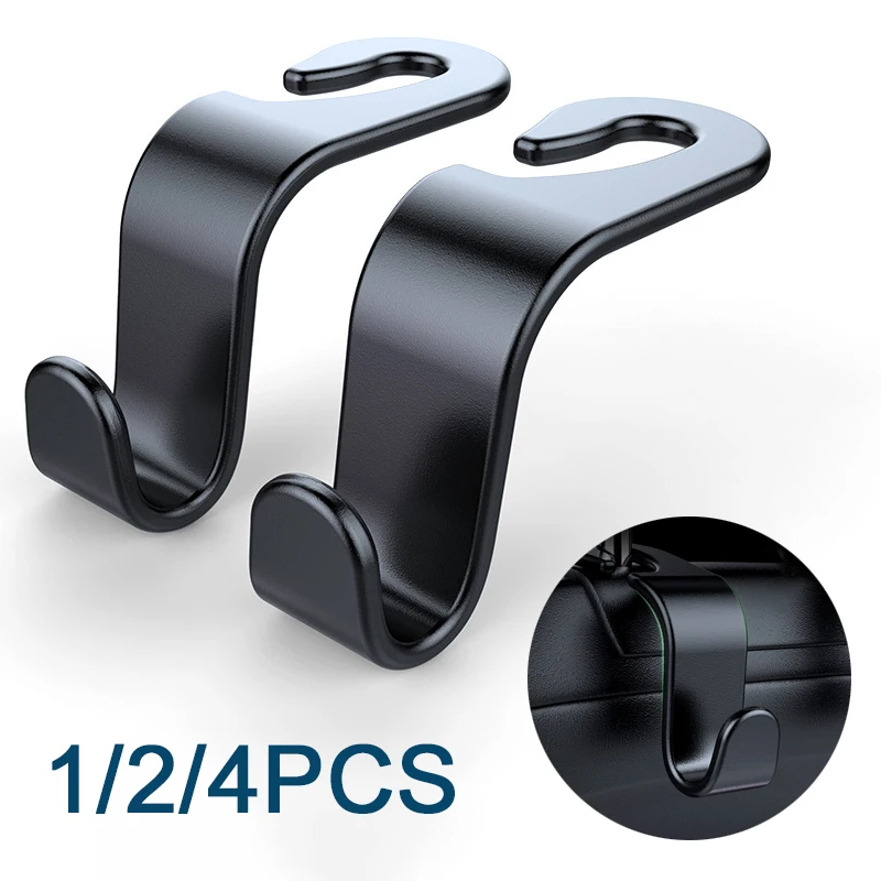 

Car Seat Hook Multi-functional Car Clips Front Seat Headrest Storage Rack Auto Fastener Hangers Car Storage Interior Accessories