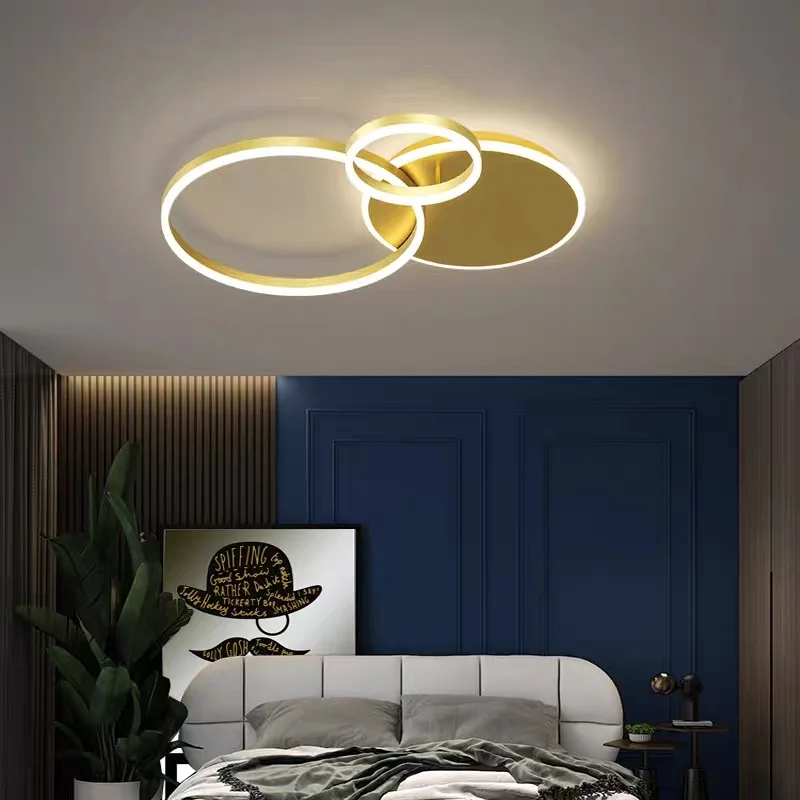 Modern LED Ceiling Lamp for Living Dining Room Bedroom Hotel Aluminum Chandelier Indoor Home Decor Lighting Fixture Luster