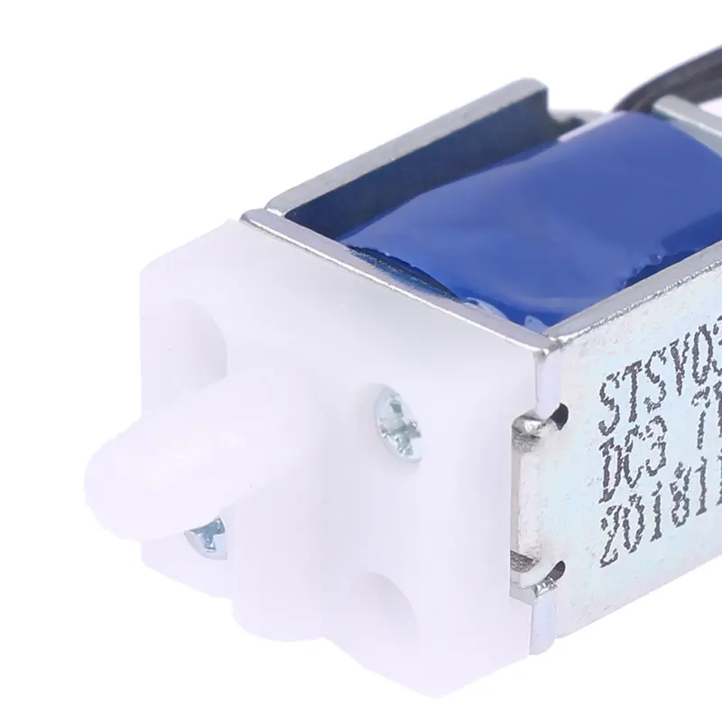 Электромагнитный клапан Solenoid Valve DC 3.7V Normally Open N/O Solenoid Valve Electromagnetic Air Valve Exhaust Valves Mini Electric Switch Accessorie Пневматика — деталь 1