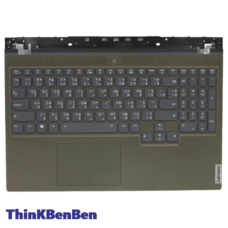 TH Thai Sand Yellow Keyboard Upper Case Palmrest Shell Cover For Lenovo Legion C7 15 15IMH05 5CB0Z32920