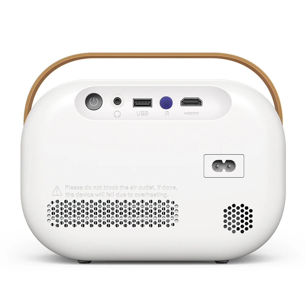 Blitzwolf V2 1080P Android Projector Mini Home Theater 2.4G 5G-WIFI Wireless Mini Projector 200ANSI Android 9.0 Google Assistant