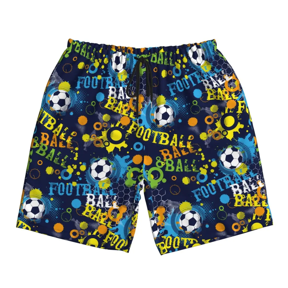 

Футбольный мяч с героями мультфильмов, быстросохнущая спортивная одежда для плавания, женские плавки, пляжные шорты с принтом, летние мужские шорты с графикой