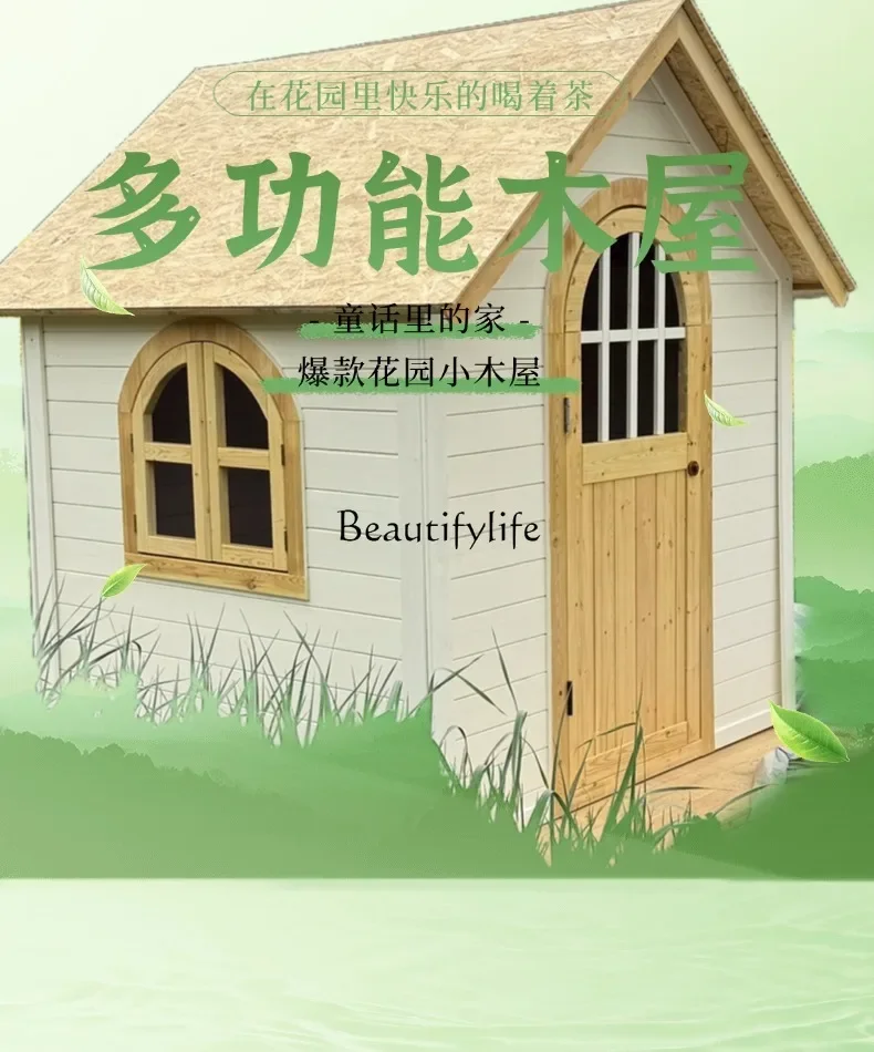 03.Terrace Outdoor Chalet, Assembled Tree House Chalet Interactive Mobile Chalet Outdoor Chalet Garden
