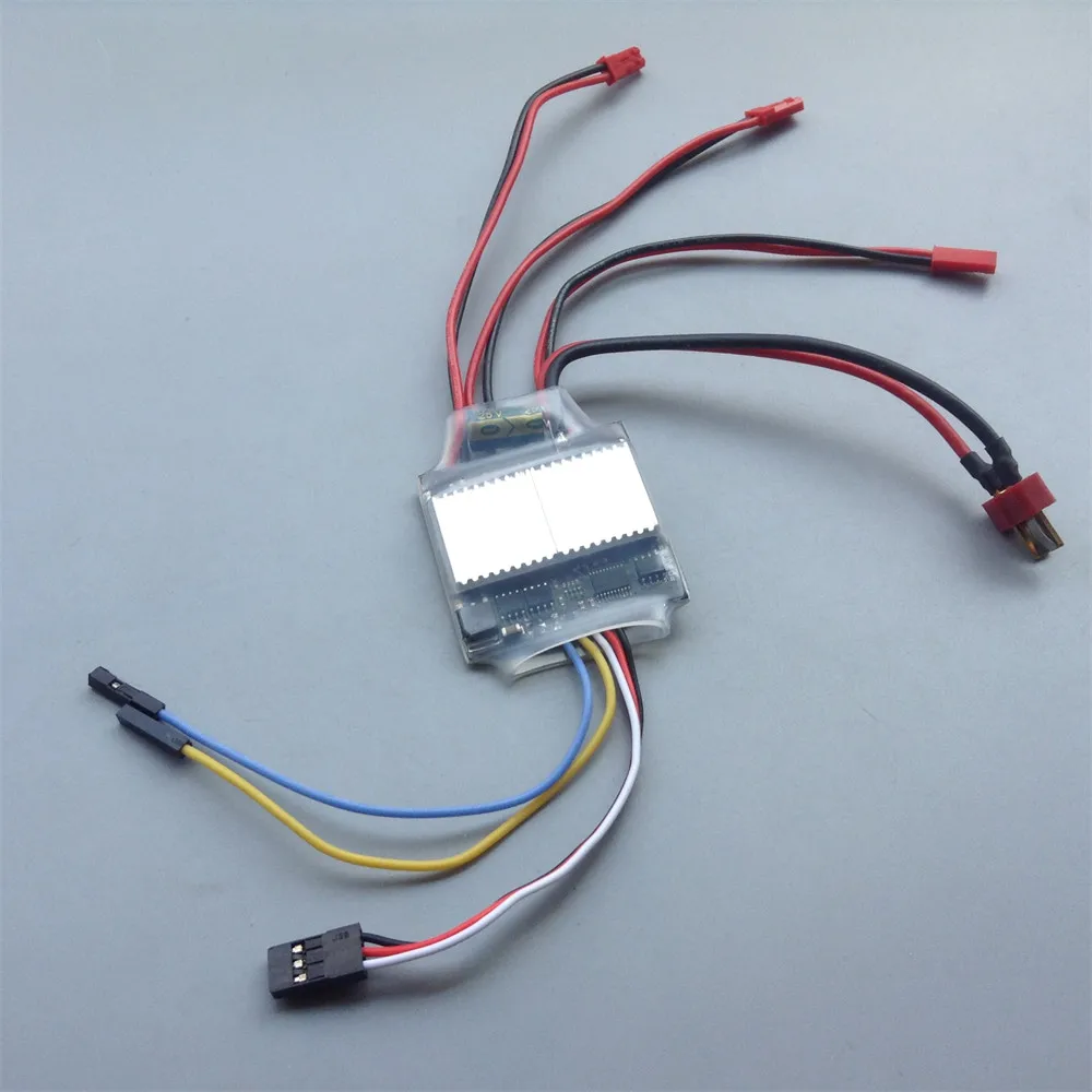 15Ax3 3‑Channel Silent Brushed ESC 2S‑4S for RC Tank 380 Motor