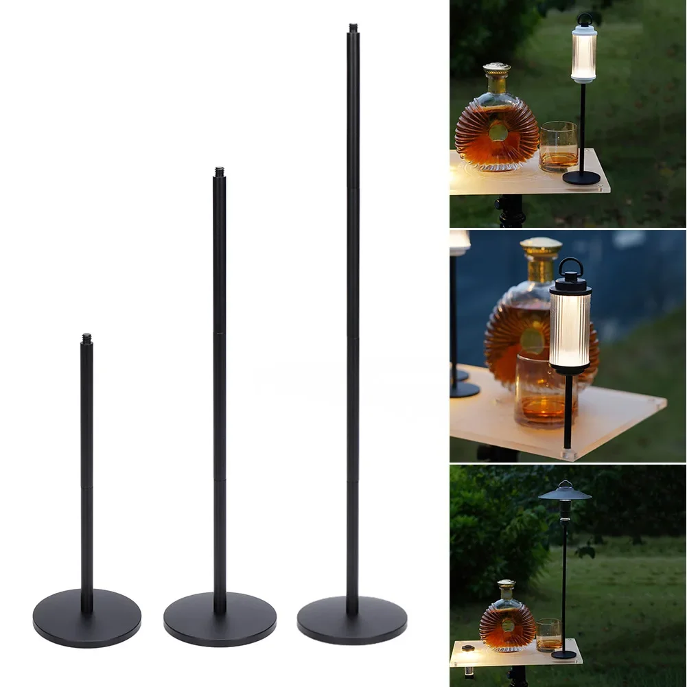 Outdoor Camping Light Stand Aluminum Alloy Lantern Bracket Detachable Multi-function Lightweight for Picnic BBQ Hiking Equipment