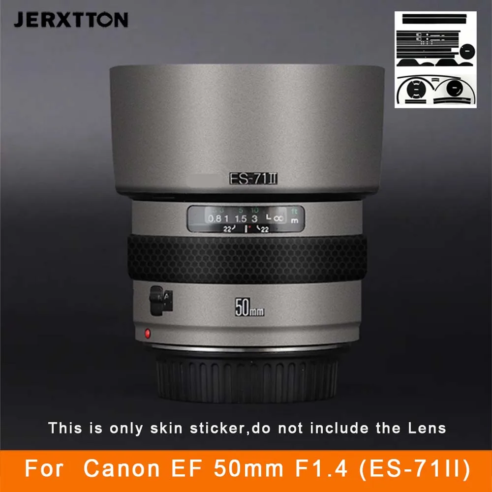EF 50 1.4 Camera Lens Sticker for Canon EF 50mm F1.4 Coat Wraps Film Protector Vinyl Decal Skin Accessories