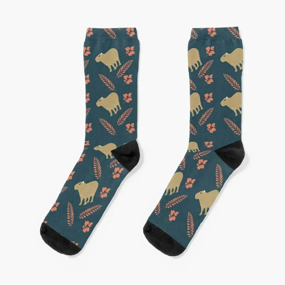 

Capybaras Socks christmass gift floral happy ankle Socks Women's Men's Men's football retro Designer Man Socks Women's