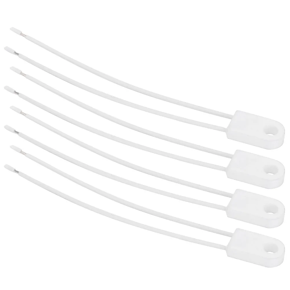 4PCS 125 Degrees Celsius Circuit Protection Device 250V 15A Square Shape Overtemperature Protector Temperature Control Switch