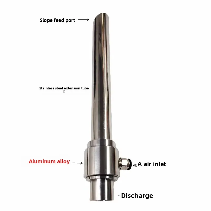 Pneumatic conveyor, vacuum generator, pneumatic feeding material conveyor, pneumatic suction machine, aluminum alloy material