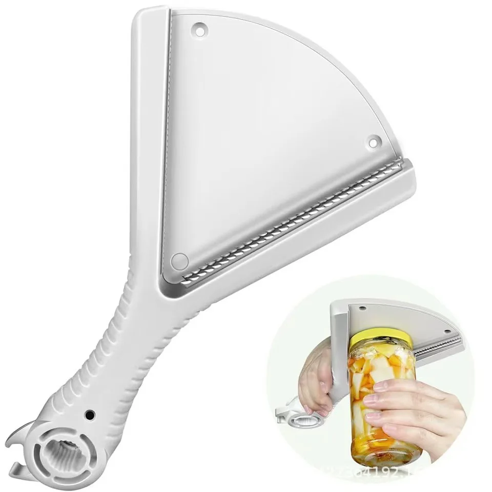 

Portable bottle opener Jar opener, is a labor-saving can opener with a handle and a two-in-one bottle opener