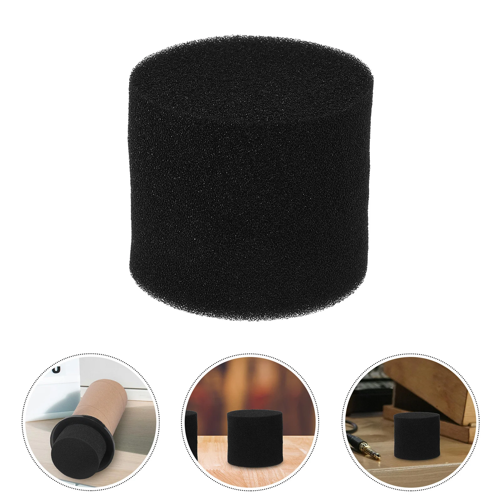 

2pcs Bass Reflex Port Tube Sponge For Enhanced Airflow Clear Sound Noise Reduction Speaker Parts Diy Subwoofer Repair Kit
