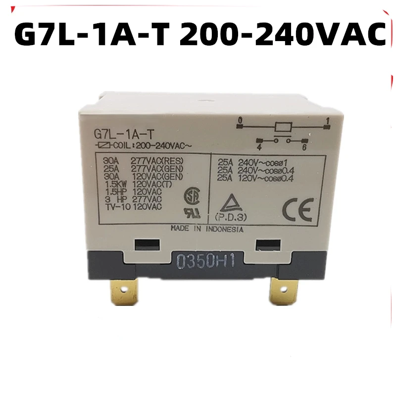 Air conditioning relay G7L-1A-T 220V 30A High-power relay G7L-2A-TUB-24VDC G7L-2A-TUB-200-240VAC Home Appliance
