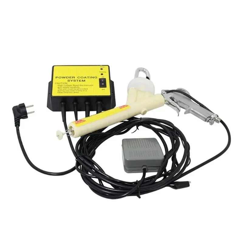 Metal workpiece spray machine Mini Powder Coating System PC02 Electrostatic spray gun 110V/220V