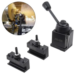 3pcs Quick Change Wedge Tool Holder 250-000 250-001 250-0021/2 Inch Wedge Tool Holder Lathe Turning Tool Holder