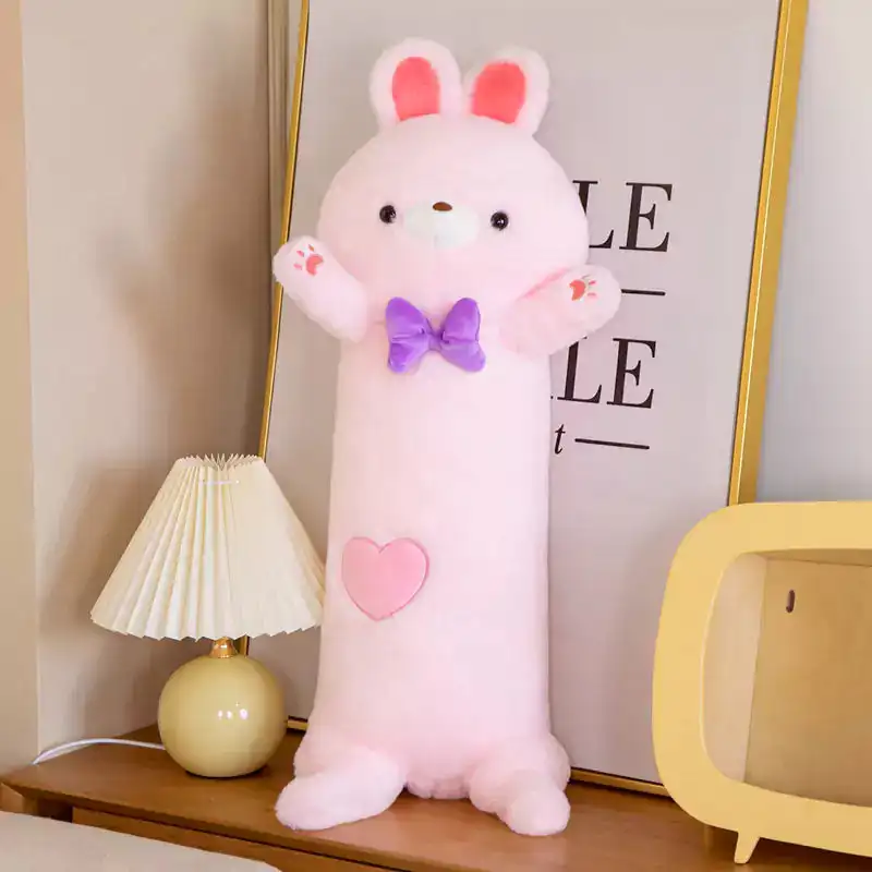 Dookilive Lovely Bow Rabbit Plush Pillow