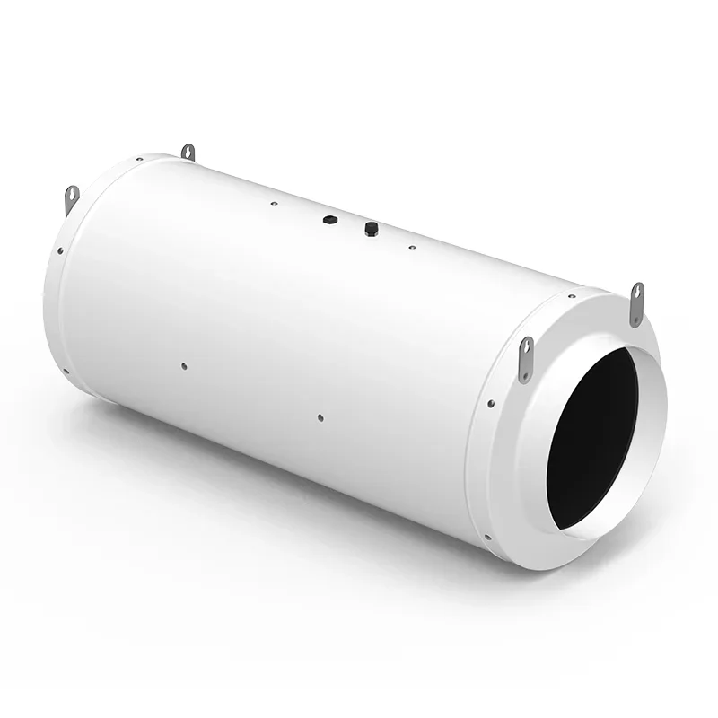 

200mm 8 inch Silenced EC Mixed Flow High Airflow High Air Pressure Inline Fan