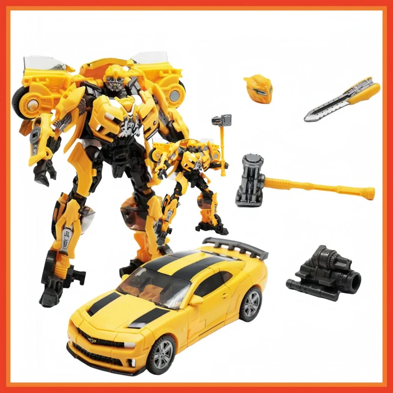 Nowe Transformujące Się Roboty Zabawki Samochody Stop Metalu Plastik Anime Film Bumblebee Figurki Akcji Seria Kolekcjonerska Ozdoba Prezent Urodzinowy dla Dzieci