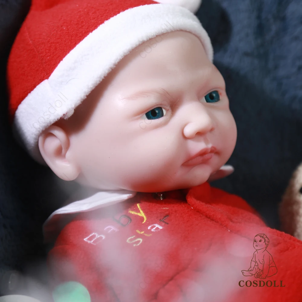 COSDOLL 45CM 다시 태어난 아기 인형 현실적인 베이브 소녀 인형 전신 부드러운 실리콘 생일 선물 DIY 그릴 인형 실물 같은 비비 장난감