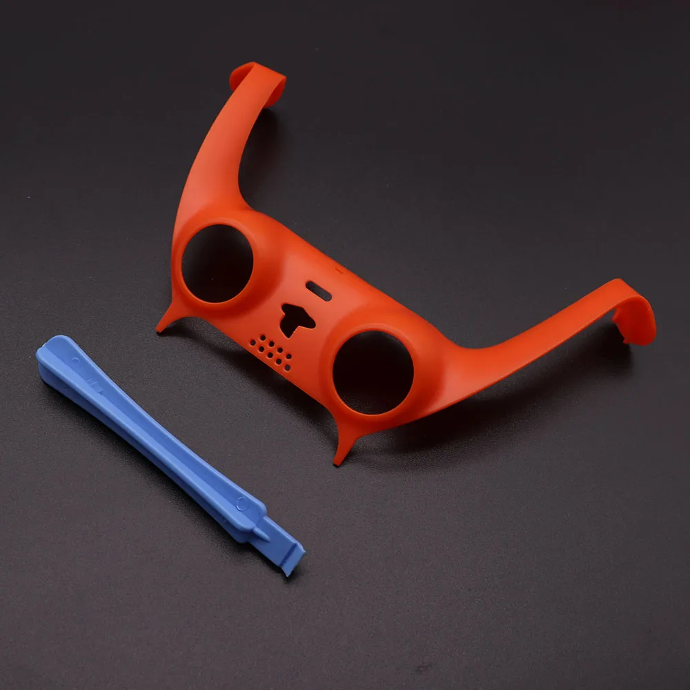 For PS5 V1 V2 V3 Gamepad Handle Shell Cover Camouflage/Clear Matte Controller Joystick Handle Decoration Strip With Pry Bar image 3
