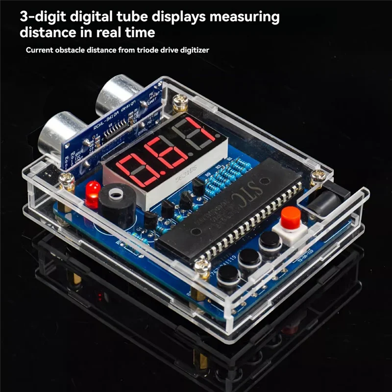 SQPP-ультразвуковой комплект сигнализации дальности DIY электронный сварочный комплект дизайн обратной сигнализации DIY комплект модуль ультразвукового датчика