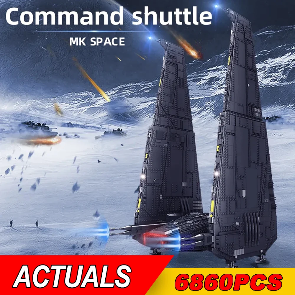 

6860pcs Space First Order UCS Command Shuttle Upsilon Spaceship Bricks Model Star Destroyer Building Block Toys Kids Adults Gift