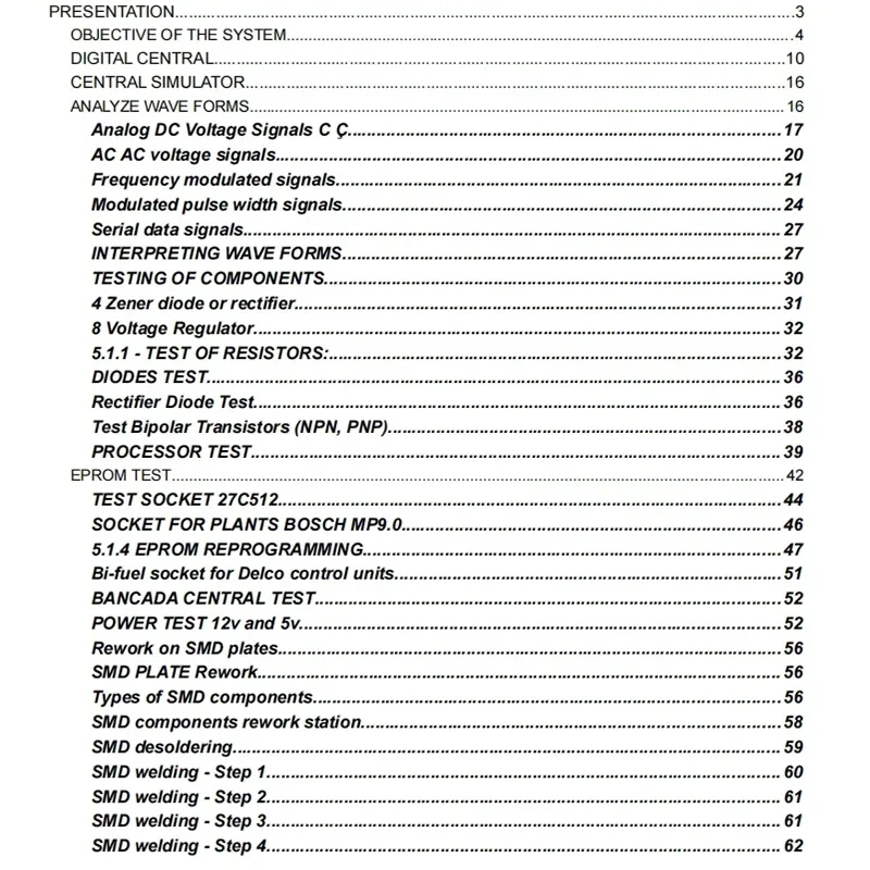 ECU Repair Course Study Guide PDF File ECU Basic Teaching EPROM TEST Progranmming Car Diagnostic Learn Digital Central Simulator