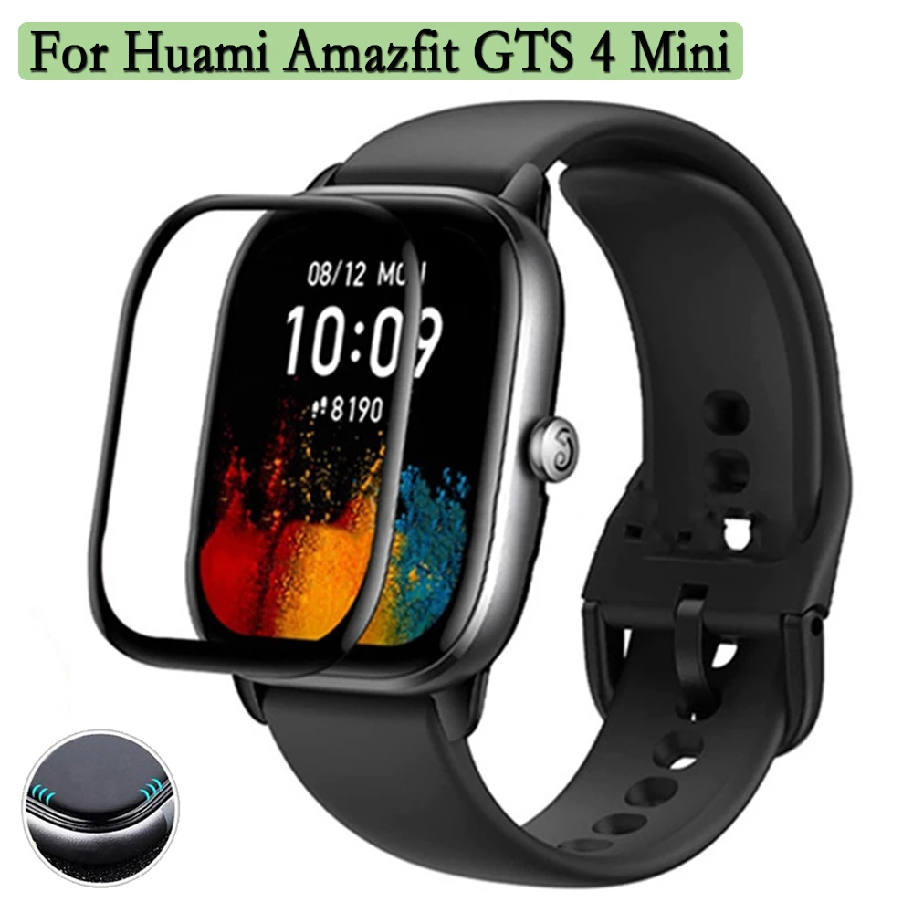 1/3/5pcs Watch Film For Huami Amazfit GTS 4 Mini 3D Curved Composite Film High Quality HD Anti-Scratch Screen Protector