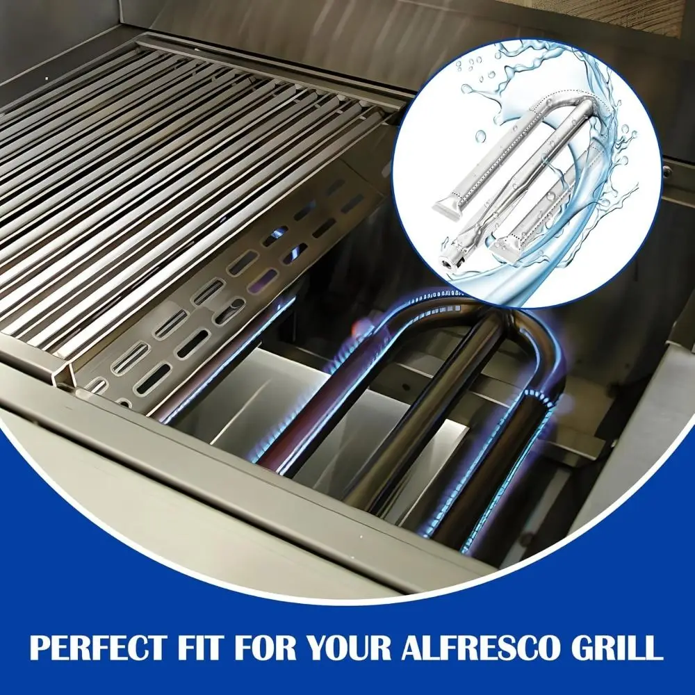 

High-Performance Grill Burners for Grill Parts Stainless Steel Durable Burner Tubes Corrosion-Resistant Barbecue accessories