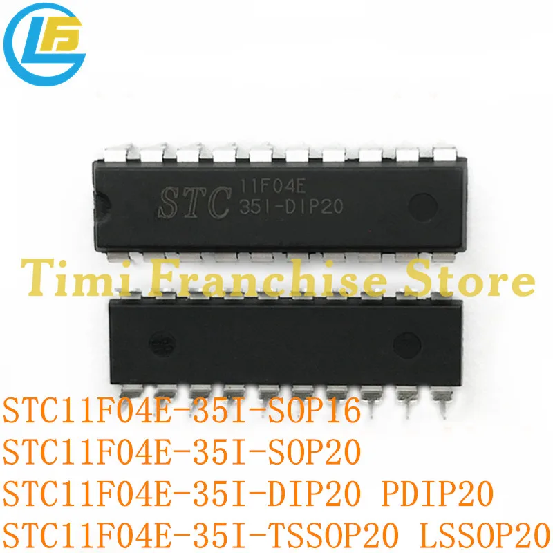 10PCS 100% New Original IC Chip STC11F04E-35I-SOP16 STC11F04E-35I SOP20 STC11F04E 35I PDIP20 STC11F04E-35I TSSOP20