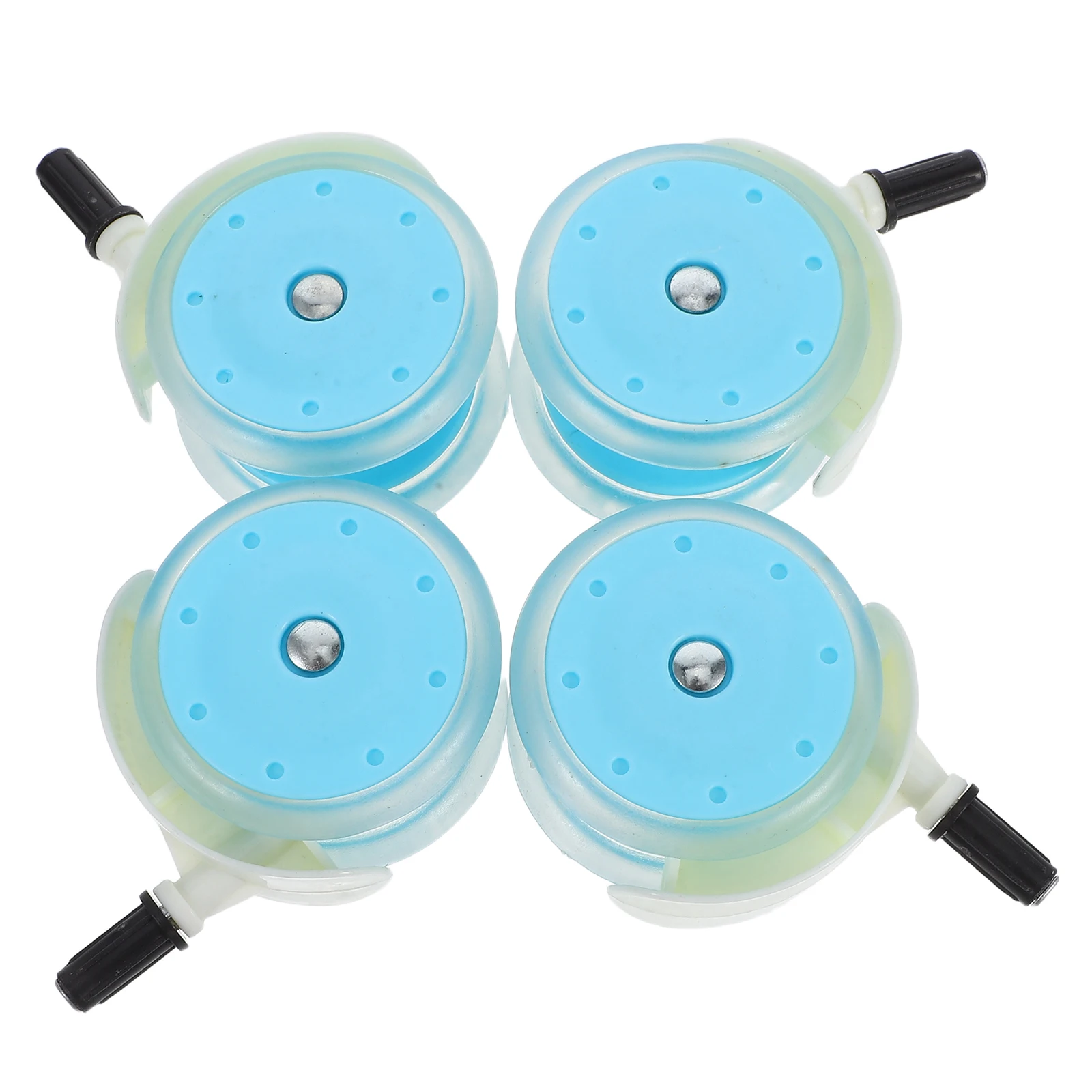

4pcs Removable Stroller Wheels Baby Walker Caster Replacement Accessory Sky blue Quiet Sturdy Swivel Easy Infant Universal
